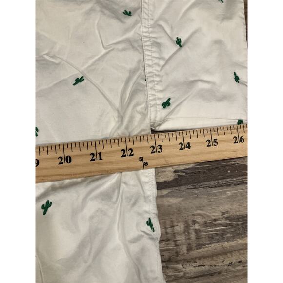 Madewell White Button Down Shirt with small Green 🌵 cacti - Picture 6 of 7